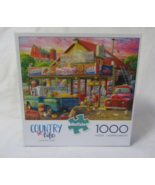 BUFFALO GAMES COUNTRY LIFE COUNTRY STORE 1000 PIECE PUZZLE PRE-OWNED - £7.04 GBP