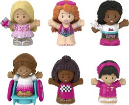 Fisher-Price Little People Barbie Toddler Toys, You Can Be Anything Figure Pack, - £18.87 GBP