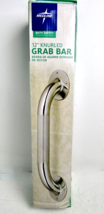 Medline Bath Safety Grab Bar 12 in. x 1-1/4 in. Textured Grip Anodized Steel NIB - $14.80
