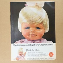 1966 Cheerful Tearful Switch N Go Thingmakers Mattel Inc Print Ad 10.5&quot; x 13.5&quot; - £5.64 GBP
