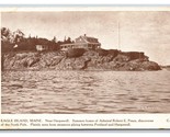 Estate Casa Di Robert Peary Aquila Isola Maine Me Unp Foto Tipo DB Carto... - £4.49 GBP