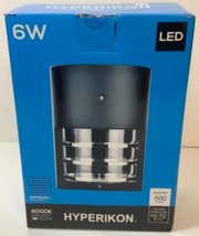 Hyperikon LED Porch Sconce Light 6W, Black Modern Wall Mount Photocell 500 lumin - £23.75 GBP