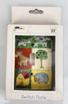 Barnyard Nursery Animal  Light Switch Plate Cover Kidsline  New Switchplate - $9.89