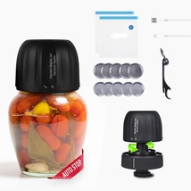 Electric Mason Jar Vacuum Sealer Kit, 3-In-1 Automatic Handheld Vacuum S... - $50.99