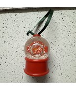 Vintage Collectible Krispy Kreme Snow Globe Christmas Ornaments - $14.85
