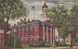 Pasquotank County Court House Elizabeth City North Carolina NC 1943 Postcard E04 - $2.96