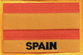 Spain Spanish Flag Embroidered Iron On Sleeve Patch Patriotic National Pride - $5.99