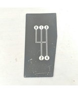 GM 3918589 1968-1976 Chevrolet Corvette Manual 4 speed Shifter Pattern P... - $30.82 CAD