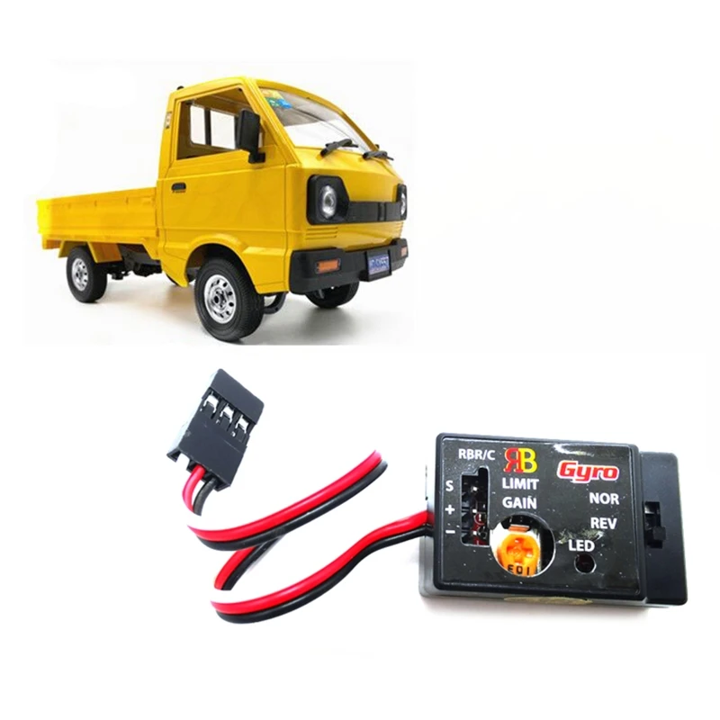  control pickup truck high speed drift auxiliary gyro for wpl d12 rc rock crawler model thumb200