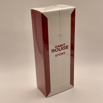Guerlain Habit Rouge Sport Edt 3.4 Oz 100 Ml Spray, Very Rare - New & Sealed - $195.00