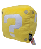Sanei Super Mario Large Question Block Cushion Plush Cube Long Japan Rel... - £50.74 GBP