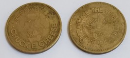 Chuck E Cheese 1982 &amp; 1983 25 cents Play Value Tokens - £5.52 GBP