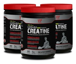 Herbal Energy Boost - German Micronized Creatine 300G - Better Clarity 3 Can - $55.12