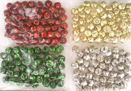 JINGLE BELLS Christmas Crafts Red Gold Green Silver 3/8&quot; 9/16&quot; 3/4&quot; SELE... - $3.49