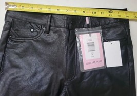 Avec Les Filles Black Faux Leather Skinny Pants Womens Size Choose S M L New - $49.99