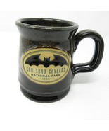 DENEEN POTTERY Coffee Mug Carlsbad Caverns Bat Mug National Park Drip Glaze - $31.17