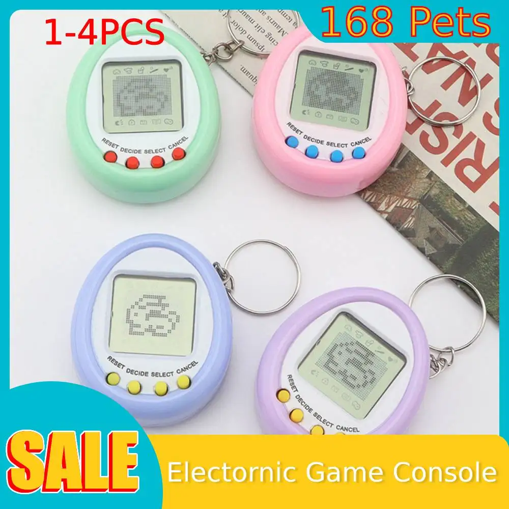 4/3/2/1PCS For 90S Nostalgic Tamagotchi Electronic 168 Pets Game Console Kid’s - £8.93 GBP+