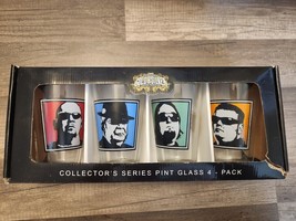PAWN STARS 4-Glass Pint Collector Set ; Chumlee, &quot;The Old Man&quot;, &quot;Big Hos... - $22.30
