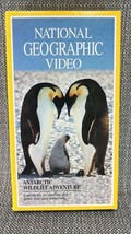 National Geographic Video 51481 ANTARCTIC WILDLIFE ADVENTURE 1990 VHS VCR - £15.79 GBP