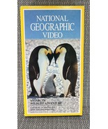 National Geographic Video 51481 ANTARCTIC WILDLIFE ADVENTURE 1990 VHS VCR - £15.55 GBP