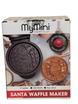 My Mini Santa Waffle Maker Holiday Round 2022 non stick limited edition - $184.34 MXN