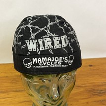 MamaJoe&#39;s Cycles Skull Cap Marathon Florida Keys Wired USA-Made Black Sc... - $14.84