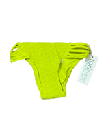 Tori Praver Swimwear Bikini Bottom Size XS Neon Citron Stretch Blend Wom... - $13.08