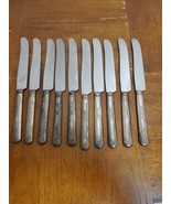 Rogers Silverplate Set of 10 Dinner Knives Vintage Antique  - $311.92 MXN