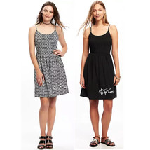 NWT Old Navy Cute Stylist Beautiful Summer Fit &amp; Flare Pintuck Dress Wom... - £23.58 GBP