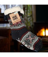 Muk Luks Cabin Socks S/M (5-7) Slip Resistant Shortie NWT Ebony Red - $149.01 MXN