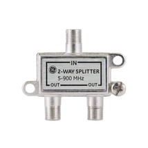 Ge 2-Way Coaxial Cable Splitter, 5-900 Mhz Range, Rg59 Rg6 Coax Compatib... - £9.40 GBP