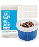 100 Pack Pool Spa Skimmer Basket Pre-Filter Saver Bag Fine Mesh Screen S... - $29.69