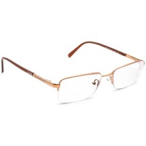 Versace Eyeglasses MOD. 1066 1053 Bronze/Copper Half Rim Frame Italy 50[... - $99.99