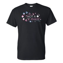Not A Phase - Moon Phases Transgender Trans Pride LGBT Flag T Shirt - Small - Bl - £19.28 GBP