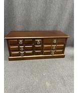 large 16”x 7”x6” Vintage Hellerware MCM Dresser Style drawers Jewelry Bo... - £40.75 GBP