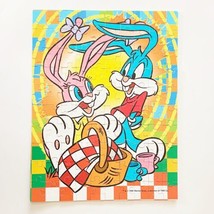 Vintage Tiny Toons PUZZLE Adventure 100 Piece Babs and Buster Bunny Cart... - $17.15