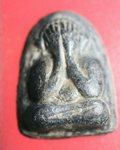 Phra Pidta talisman Thai Amulet Buddha Phra close the eyes of Luang Por Kaew Wat - £22,330.50 GBP
