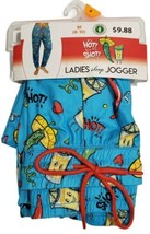 Briefly Stated Ladies Jogger Pants Hot Shot Pajama Bottom NWT Size M (8-10) - $8.90