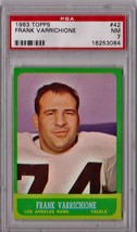 1963 Topps Frank Varrichione #42 PSA 7 P1270 - £10.29 GBP