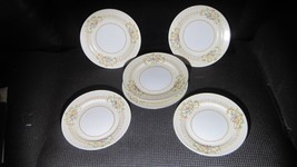 6 Bread Plates Floral Pattern SDS Made in Japan, 6 1/4&quot; across - £22.26 GBP