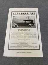 National Geographic Chandler Six Motor Car Company Ad KG Automotive Mancave - $11.88