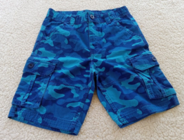 Mountain Warehouse Boys camo  Shorts Sz 9-10 Blue  Outdoor Utility - £9.54 GBP