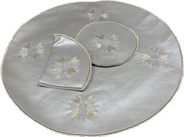 Teapot handle cover &amp; placemat,  Cover round serving tea tray, Cover tray - $881.62 MXN