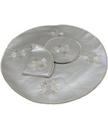 Teapot handle cover &amp; placemat,  Cover round serving tea tray, Cover tray - $65.84 CAD