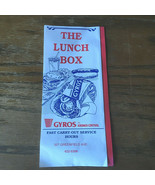 Vintage Gyros The lunch box carry out menu Pittsburgh area restaurant mo... - $26.99 CAD