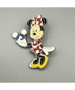 Disney Minnie Mouse Holding Mickey Blue Ears Hat 2009 Official Trading Pin - $162.35 MXN