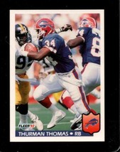 1992 FLEER #33 THURMAN THOMAS NM BILLS HOF *X84943 - $3.42