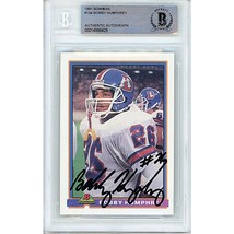 Bobby Humphrey Denver Broncos Auto 1991 Bowman On-Card Autograph Beckett Slab - $77.60