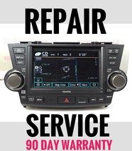 Repair Service  Your Toyota Navigation Radio With Bad CD / DVD Player - £191.22 GBP