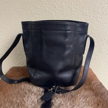 Vintage Coach 4156 Soho Black Belted Bucket Bag *READ* - £62.79 GBP